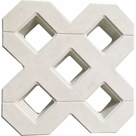 Bardusch - Moule à Pavé en Plastique pour Dalles en Béton, 40x40CM, Idéal pour Jardin et Chemin Odipie (1/4)