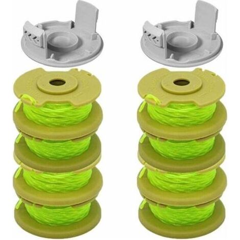 Packung mit 8 Ersatzspulen für Ryobi O NE Plus AC80RL3 18V 24V 40V kompatible Rasentrimmer (1/4)