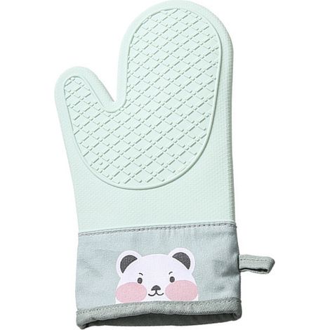 Hitzebeständige Silikon-Küchenhandschuhe mit Baumwollfutter, wasserdicht und rutschfest, zum Kochen und Backen (2er-Pack).