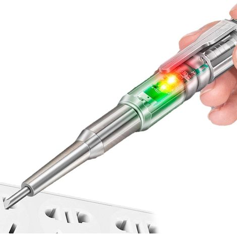 Stylo testeur de tension sans contact avec voyant lumineux et plage de tension de 24 à 250 V (1/5)