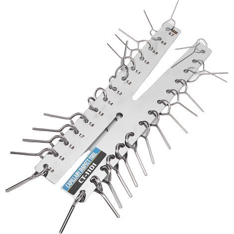 Jauge de tube capillaire en acier inoxydable métrique impérial double marqué pour les systèmes hydrauliques en cuivre pneumatique industriel gamme 0,072 po-7/16 po (1/5)