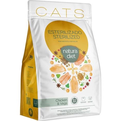 NATURA DIET CAT Poulet stérilisé 3 kg