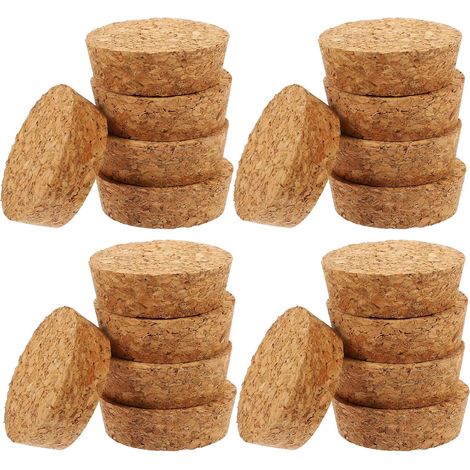 Lot de 20 Bouchons Liege 30mm Coniques en Matériau Synthétique, Bouchon de Bouteille Joint Hermétique pour Bar et Clubs (1/5)