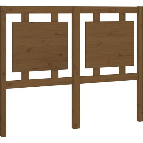 Maison Exclusive - Cabecero de cama madera maciza pino marrón mie