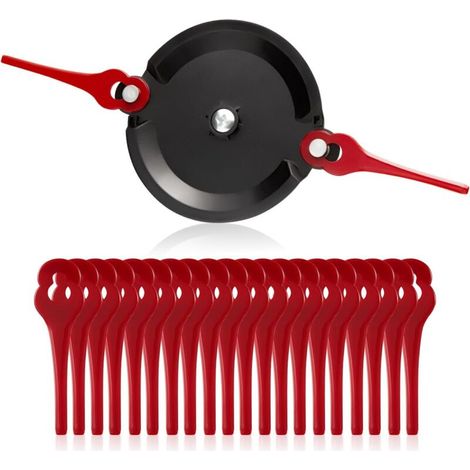 Schneidscheibe mit 20 Klingen, kompatibel mit Florabest FRTA 20 A1, FAT 18B2, FAT 18B3 Rasenkantenschneidern, Befestigungsschrauben