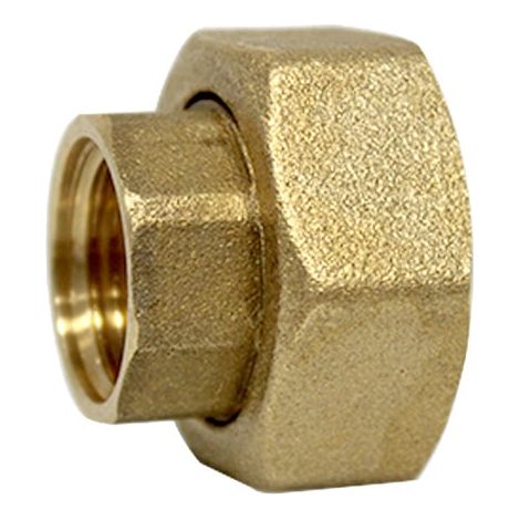 Arcanaute – Raccord laiton femelle/femelle 1/2'' (15/21) – écrou Ø1'' (26/34) – Résistance à la corrosion – Pour transport d'eau potable (1/4)