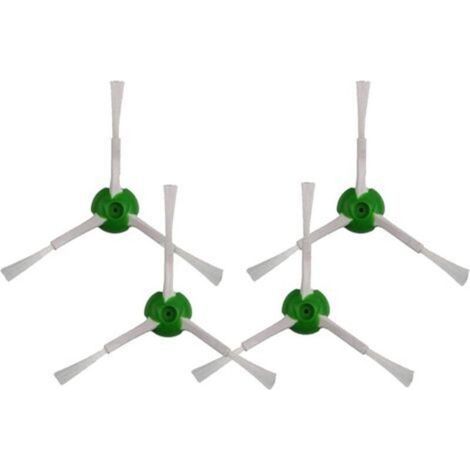 4 Brosses Latérales Compatible pour iRobot Roomba i7 e6 i7 + e5 i7 Plus Aspirateur Série Accessoires Rechange, Brosse Latérale Extracteur Robot Série i7 e5 i7 + e6 i7 Plus Remplacement (1/5)