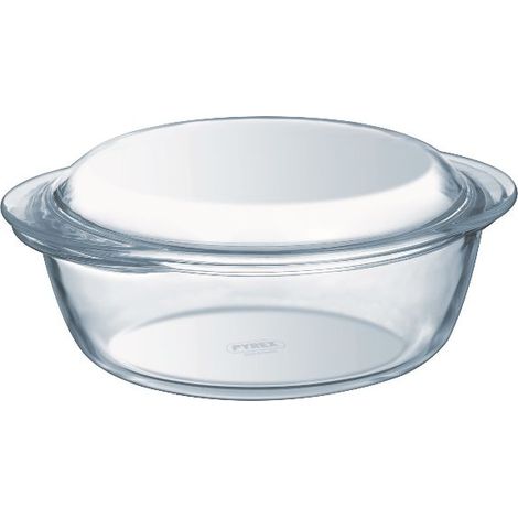 PYREX - COCOTTE SLEEVE VERRE 1.6L PYREX ESSENTIALS204 (1/3)