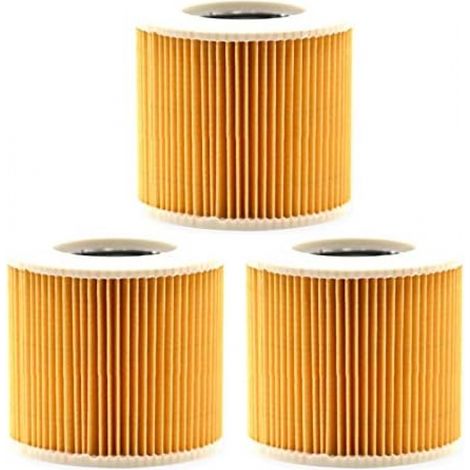 3-teiliges Patronenfilter-Set – für Kärcher WD3 Premium WD2 WD3 WD 3 MV3 WD 3 P Staubsauger (1/4)