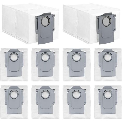 Ersatz-Einweg-Staubbeutel für Roborock Q Revo und Roborock P10 Saugroboter – Staubbeutel mit großem Fassungsvermögen (10 Stück)