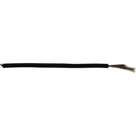 PVC-Aderleitung H07V-U 1,5 - 10 Meter, schwarz Kabel & Leitungen