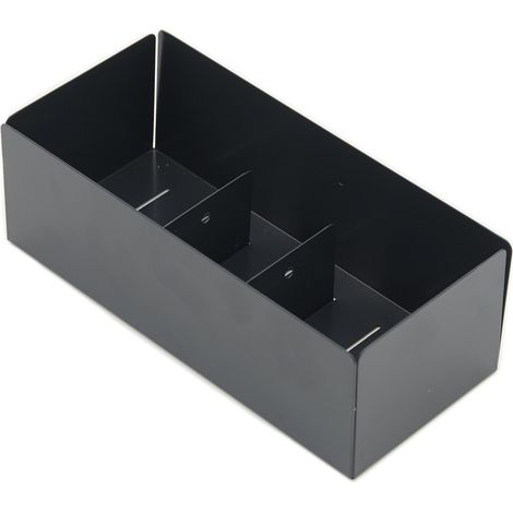 ARREGUI Top CRA24-B Portaoggetti in metallo, organizer 3 scomparti multiuso, accesorio per Pattumiera per raccolta differenziata ARREGUI Top