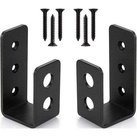 Lot de 2 barres de sécurité en U pour montants 2×4, fixation solide et facile (1/4)