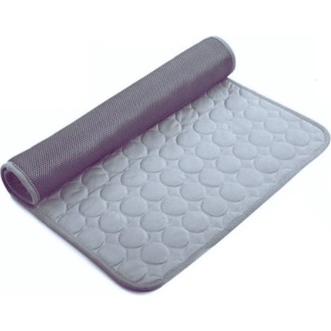 Tapis rafraîchissant pour chien et chat 100 x 70 cm anthracite XL (1/4)