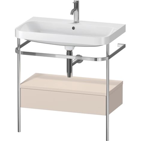 Duravit Happy D.2 Plus c-shaped Set avec console métallique et