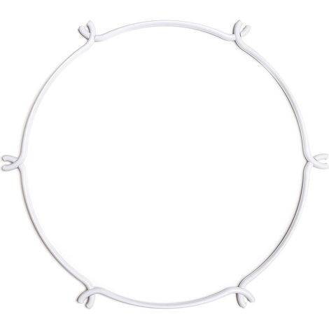creative cables - Cage Cerchio - Struttura per lampadari - S - Ï 40 cm, Bianco