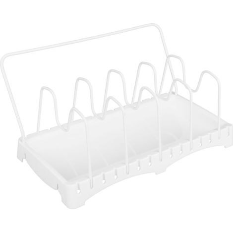 Planche à découper multifonctionnelle, support de rangement pour casseroles et couvercles, organisateur pour la maison (1/5)