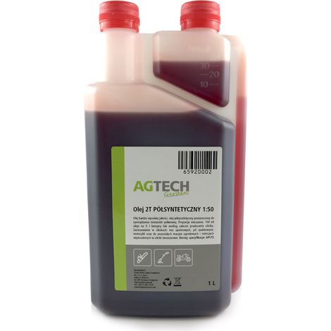 Miscela di carburante semisintetica per motori a due tempi 2T con olio da giardino 20002 1 l