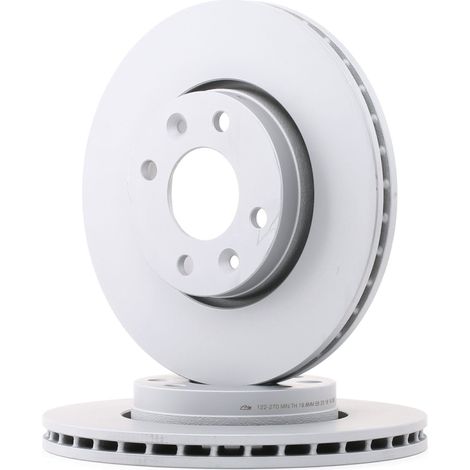 Lot de 2 Disques de frein ATE 24.0122-0270.1 DACIA 40 20 612 00R 40 20 618 41R (1/2)