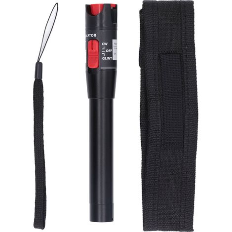 Localisateur visuel de défauts de fibre optique, stylo portable en alliage d'aluminium, compteur de câbles à fibre optique 10 MW