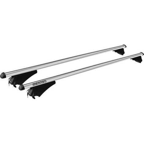 Dachträger MENABO Tiger - Peugeot 508 Kombi (ohne Schiebedach) 2011-2014 - Grau Aluminium - 1350 mm