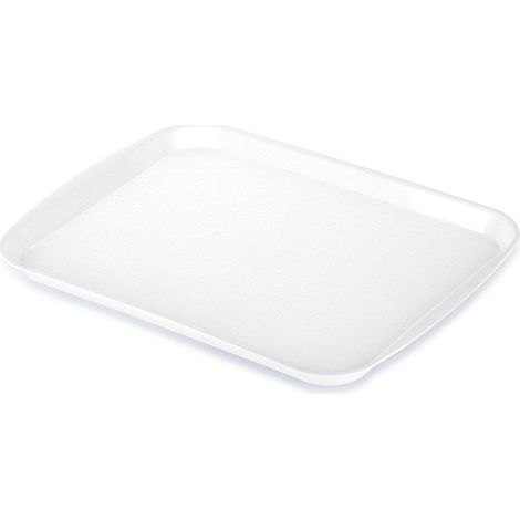 Plateau de service en plastique blanc 355 x 27 cm (1/5)