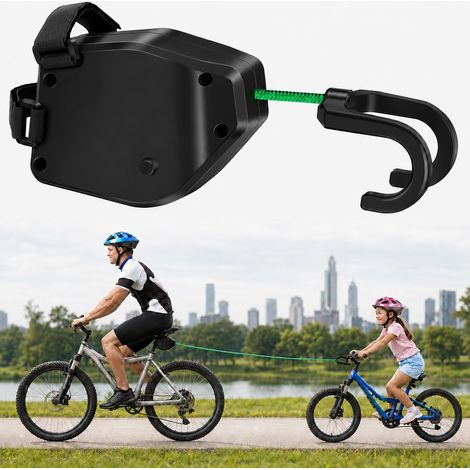 Corde de Remorquage de Vélo Rétractable,2.5m Barre Traction Velo Enfant,Câble de Traction,Corde de Traction pour VTT (1/5)