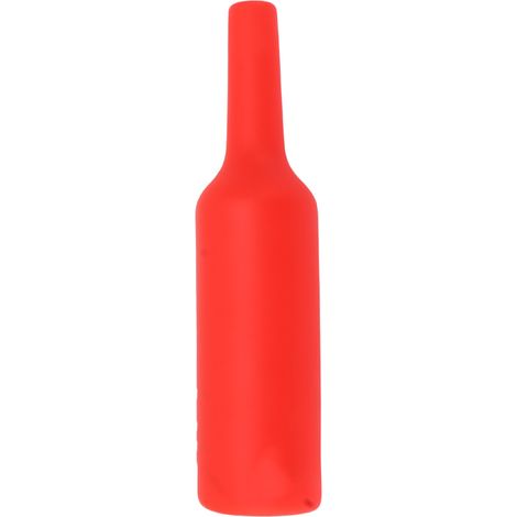 Unzerbrechliche, stoßfeste, flexible rote Silikon-Trainingsflasche für Barkeeper – für Auftritte und Übungen (1/5)