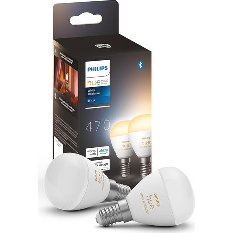 Ampoule LED Sphèrique, 470lm, Pack de 2, Blanc (1/5)