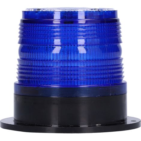 Feu de signalisation solaire magnétique LED clignotant pour voiture, avec lentille bleue, idéal pour les bureaux, les écoles et les immeubles de bureaux. (1/5)