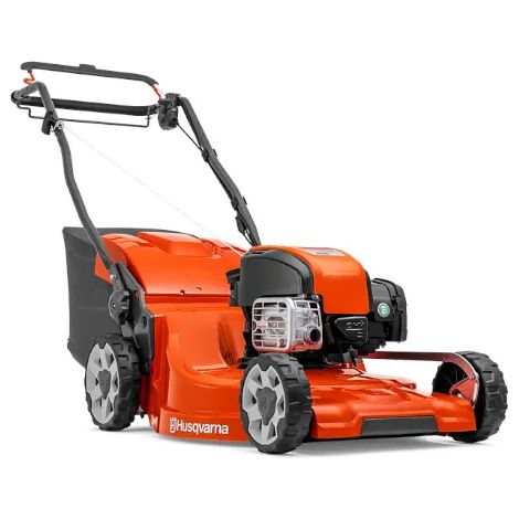 Husqvarna – Tondeuse thermique 53 cm – Moteur 139cc 3.8Hp – Automotrice avec bac de ramassage 60 l – Démarrage ReadyStart