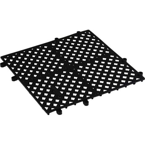 PIAZZA Tappetino Scolabicchieri Nero - in Plastica (1/2)