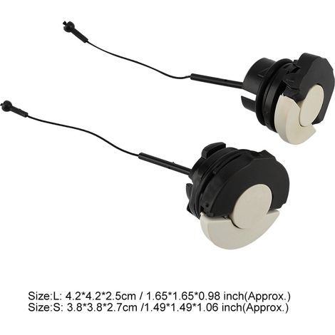 Tankdeckel für Stihl MS250, MS230 und MS360 Kettensägen, Teilenummer 0000 350 0525/0526 (1/5)
