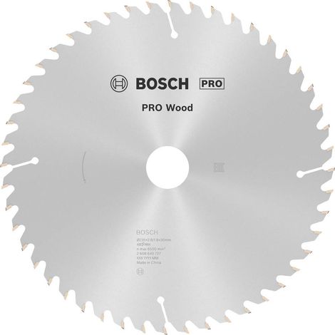 Lama per sega circolare BOSCH Optiline Wood Ø 30mm - 235X30/25X2.8 - 48D ALT - 2 608 640 727