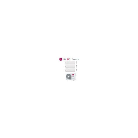 Climatizzatore Condizionatore LG Trial Split Inverter Serie Libero Smart 7+7+12 con MU3R21 R-32 7000+7000+12000 Wi-Fi Integrato