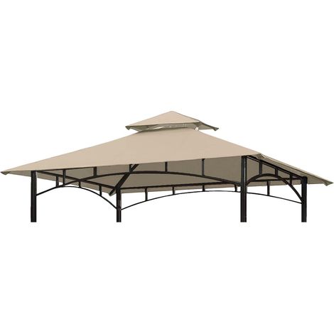 Auvent de Rechange à Double étage pour tonnelle de Barbecue modèle L-GZ238PST-11 1,5 x 2,4 m (1/5)
