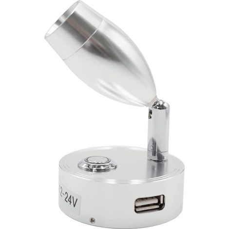 Lampe de lecture LED 12 V à intensité variable USB avec (1/5)
