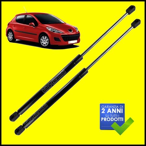 Pistoni pistoncini baule posteriore peugeot 207 dal 2007 art3672