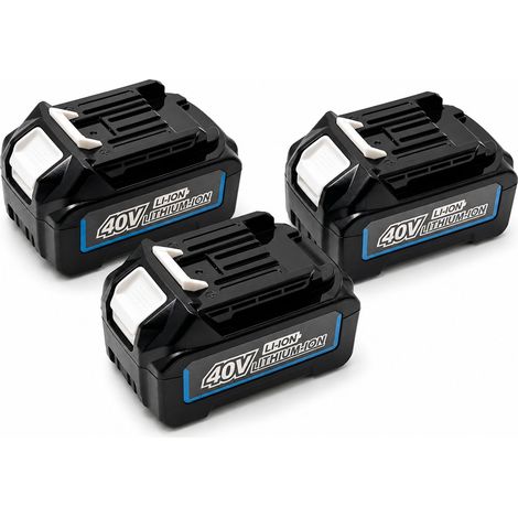 3x Batteries 40V MAX 2Ah Li-Ion Compatible Makita XGT BL4020 BL4025 BL4040 191B26-6 (1/5)