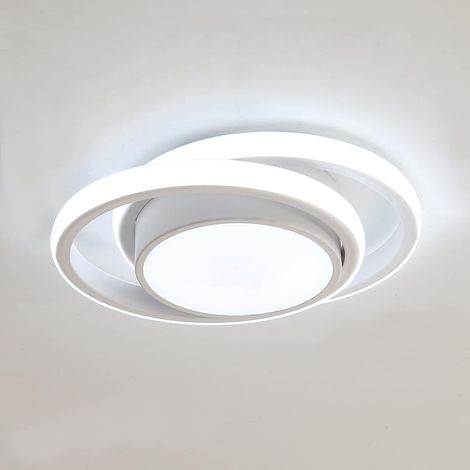 Plafonnier LED, Rond Lampe de plafond 32W, Luminaire Plafonnier pour Couloir Coucher Salle de Bains Cuisine Salon,lumière blanche (1/5)