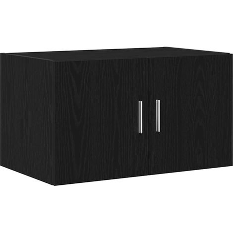 Maison Exclusive - Armadietto a muro Rovere nero 70 x 42.5 x 40 cm