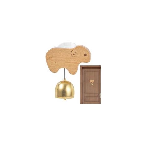 Sonnette de porte pour commerçants - Sonnette de porte à ventouse petit mouton Sonnette de porte d'entrée commerciale pour les commerçants, les magasins de détail et la maison - Cloche souveni (1/5)