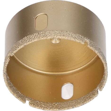 Trépan Diamant Acier Carbone pour Carrelage et Porcelaine, Scie Cloche à Verre, Queue Triangulaire 65mm (1/5)