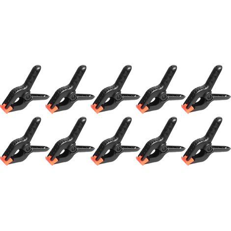 Packung mit 10 robusten 11,4 cm Federklemmen für Fotohintergründe, Holzarbeiten, Heimwerkerprojekte und Bastelarbeiten (1/5)