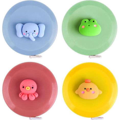 Mètres à Ruban de Couture,4 PCS Mini Mètre Ruban Rubans à Mesurer Souples de Dessin Animé Rubans à Mesurer Double Face à Double Echelle pour la Mesure du Corps Mesure des Données (1/5)