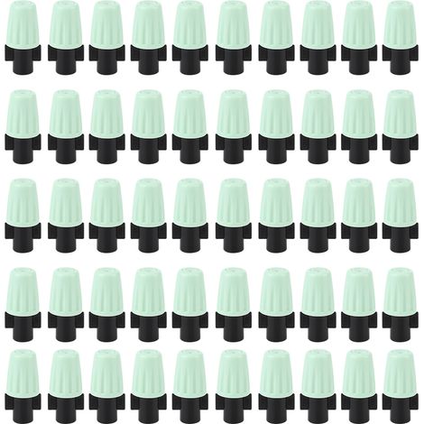 Lot de 50 micro-asperseurs buse de brumisation réglable en POM pour arrosage jardin balcon et refroidissement serre diamètre 3,2cm (1/5)