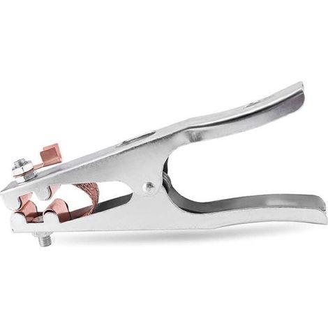 Pince de masse, pince soudure, 1 Pince de terre de soudage, Fait de fer + laiton, solide et durable, matériel de soudage professionnel, pour la plupart des machines à souder (500A) (1/5)