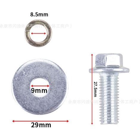 Embrayage de karting pour vélo miniature 3/4" 10T 19MM Boulon d'embrayage à 10 dents