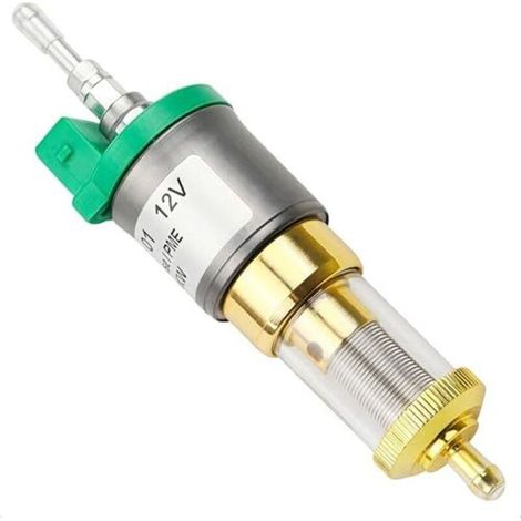 Pompe doseuse diesel/essence 12 V pour chauffage auxiliaire, pompe diesel 12 V - 22 ml, 1 kW - 5 kW, pompe de chauffage, double filtre - Alimentation en carburant efficace pour votre chauffage (1/4)