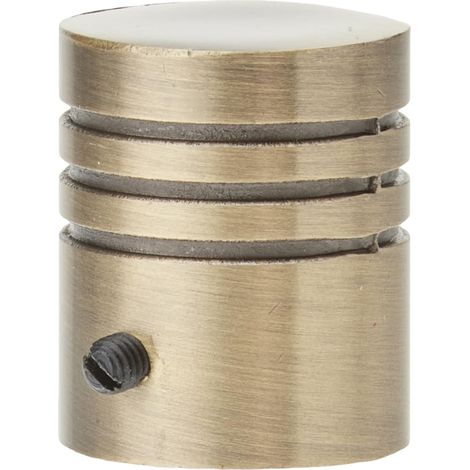 Embouts Rideaux Cylindre Bronze Ateliers 28